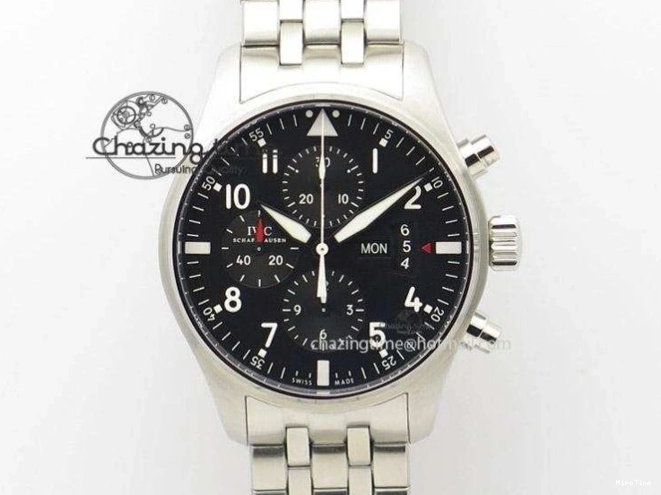 MIROTIME 0313 Big Pilot Real PR 48mm IW501902 Real Ceramic ZF 1:1 Best Edition On Green Nylon Strap A51111 V Durable 7249